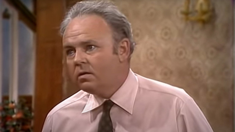 Archie Bunker looks confused