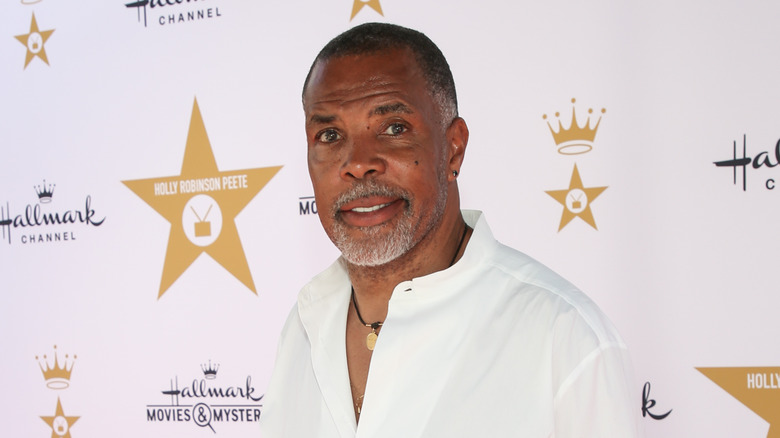 Eriq La Salle﻿ wearing white shirt