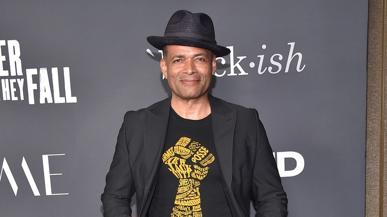 Mario Van Peebles wearing fedora