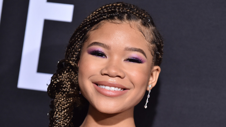  Storm Reid at a premiere