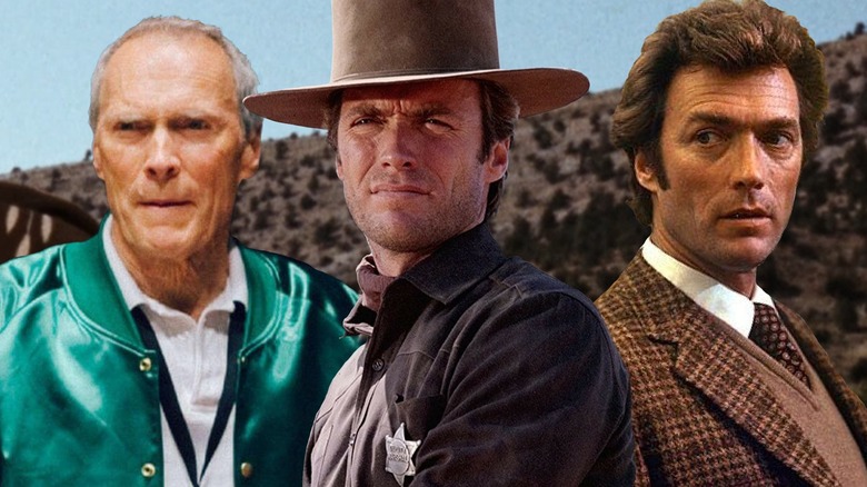 Clint Eastwood in Million Dollar Baby, Hang 'Em High, and Dirty Harry