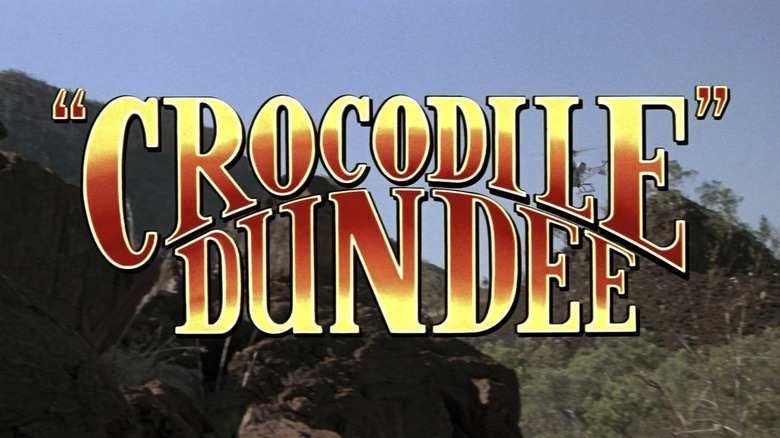 Title card of "Crocodile" Dundee