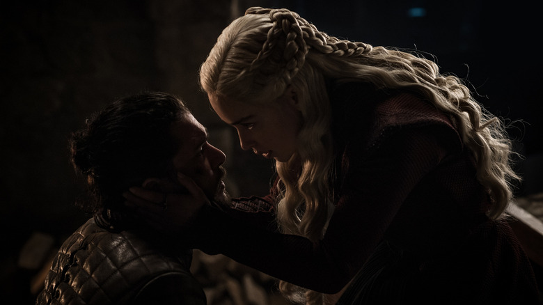 Jon and Dany embrace