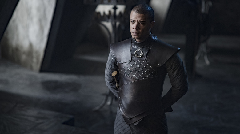 Grey Worm listens