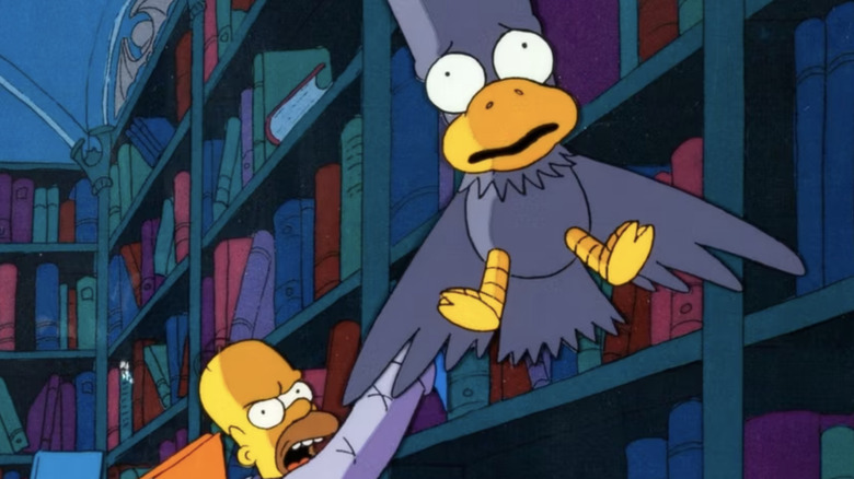 Homer raven Bart