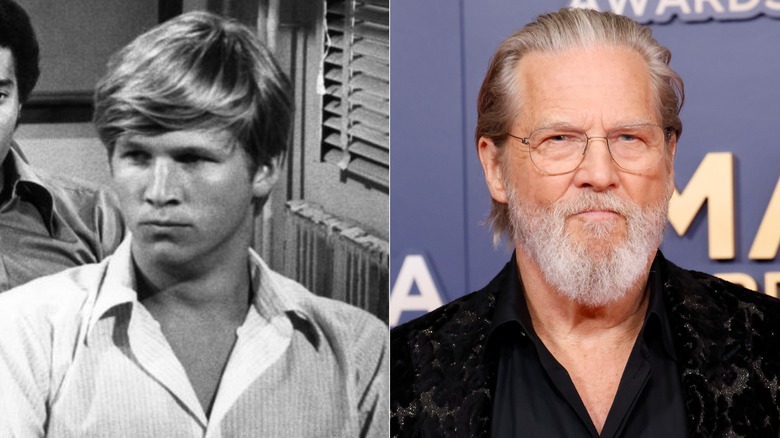 Doug in "The Halls of Anger" and Jeff Bridges attending an awards show in 2024