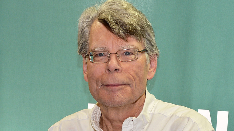 Stephen King smiling