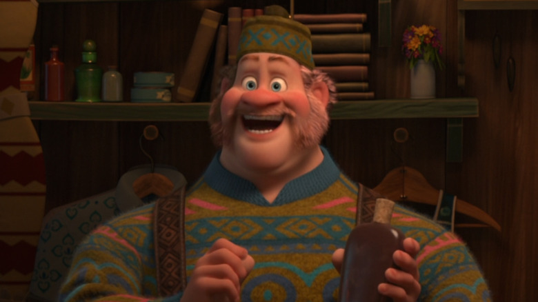 Oaken selling products in his shop