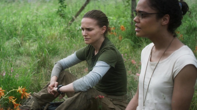 Natalie Portman and Tessa Thompson