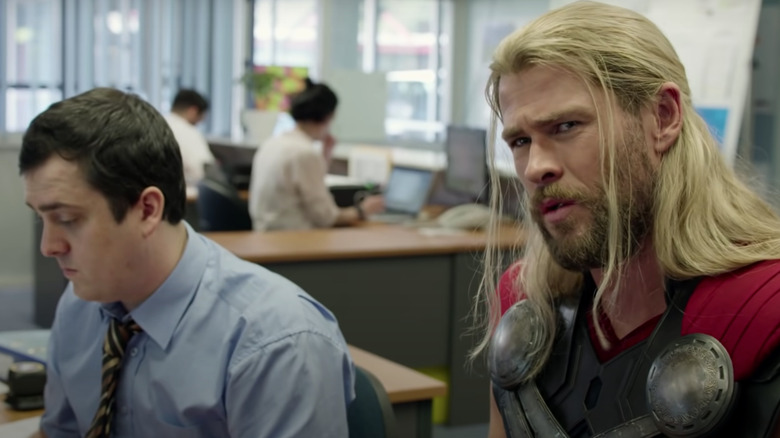 Thor and Daryl in office