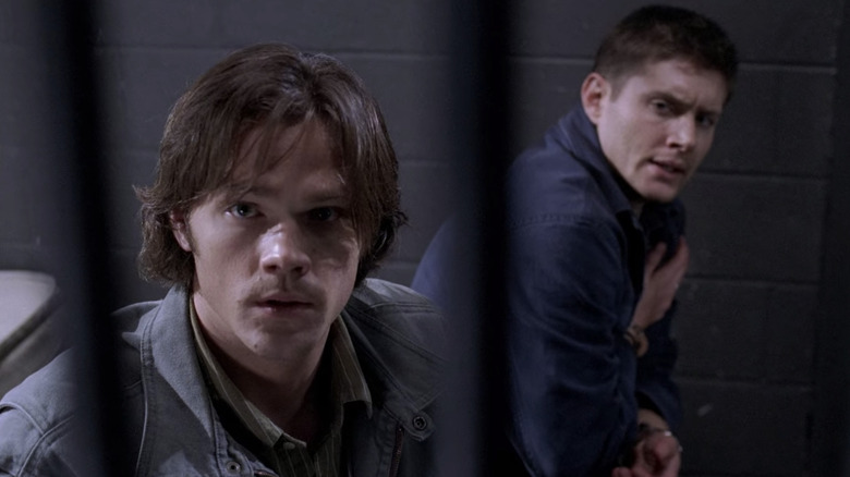 Sam and Dean are stuck in jail