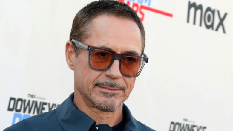 Robert Downey Jr wearing shades