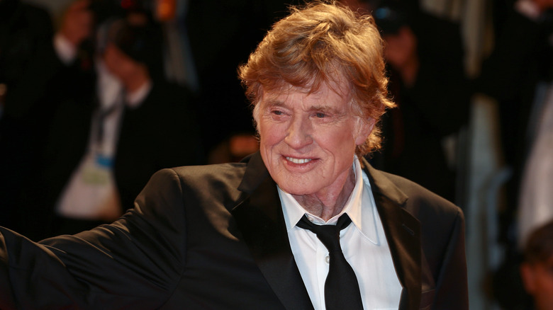 Robert Redford waving