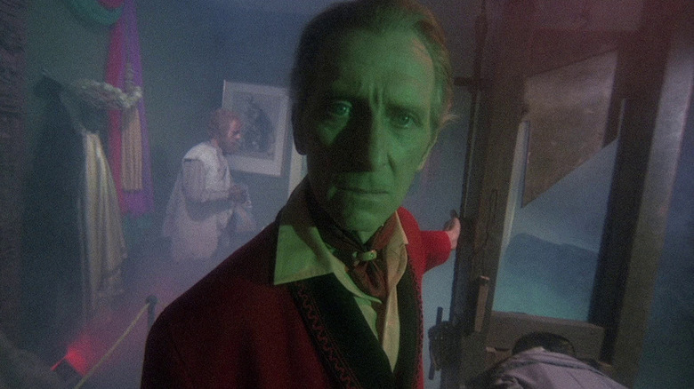 Waxworks Peter Cushing looking to camera