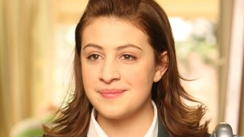 Georgina in her school uniform