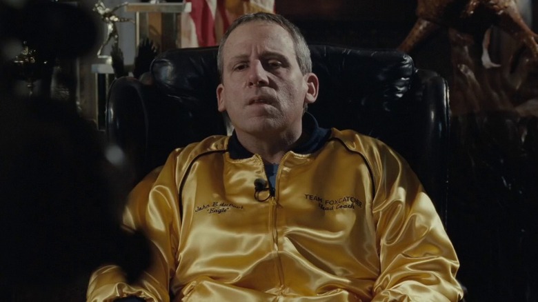 John du Pont sitting in chair