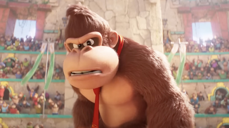 Donkey Kong in a stadium