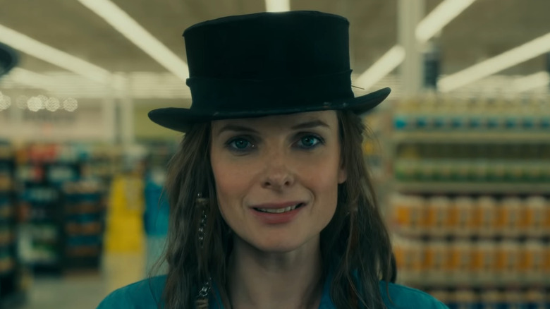 Doctor Sleep's Rebecca Ferguson in a top hat