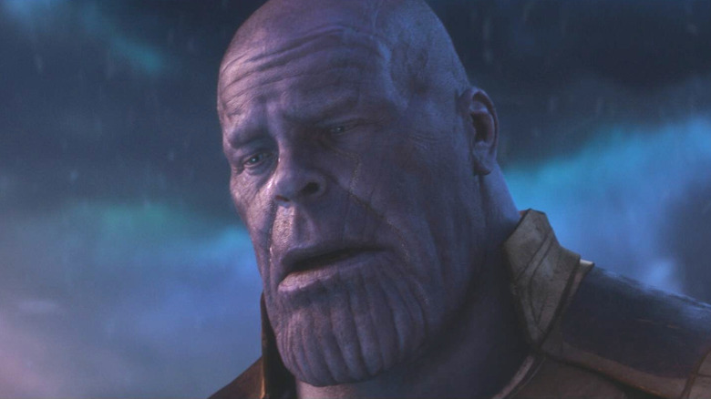 Thanos crying