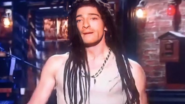 Adrien Brody dreadlocks doing monologue