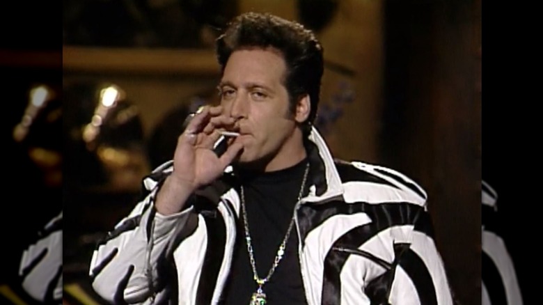 Andrew Dice Clay smoking