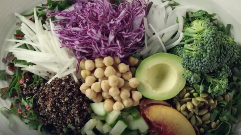 A plate of healthy food 