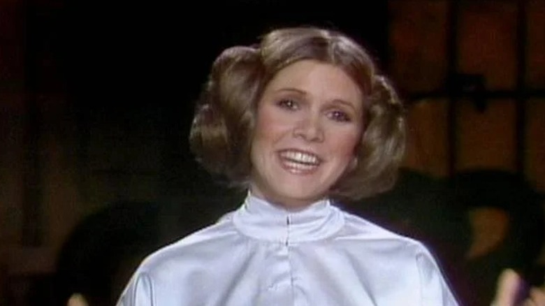 Fisher as Princess Leia on SNL