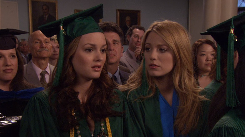 Blair and Serena talking