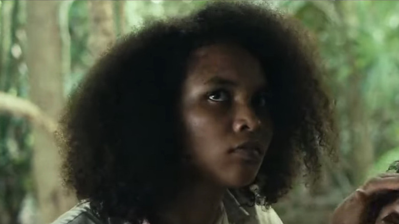 Indira Andrewin as Agnes in jungle