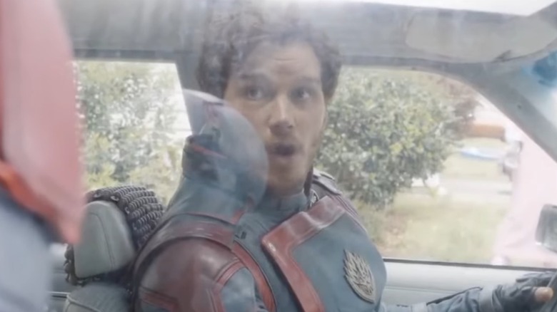 Star-Lord yelling at Nebula