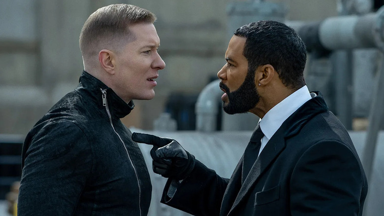 Tommy being threatened by Ghost on Power