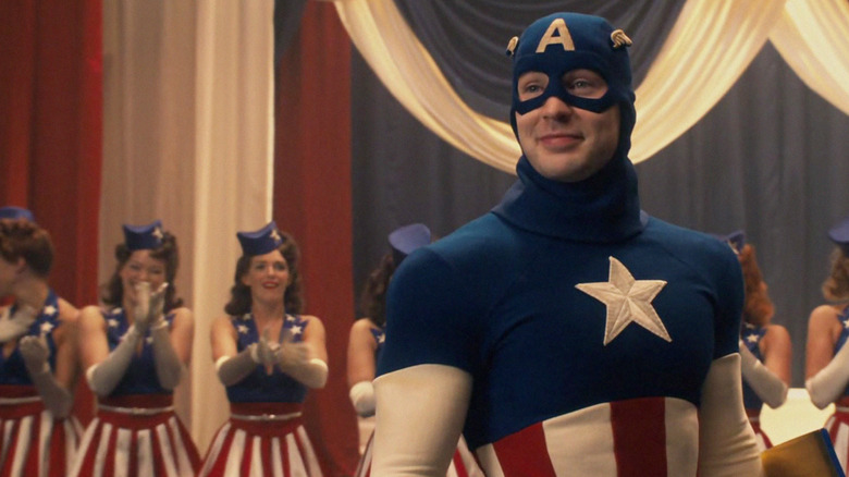 Captain America hosts USO show