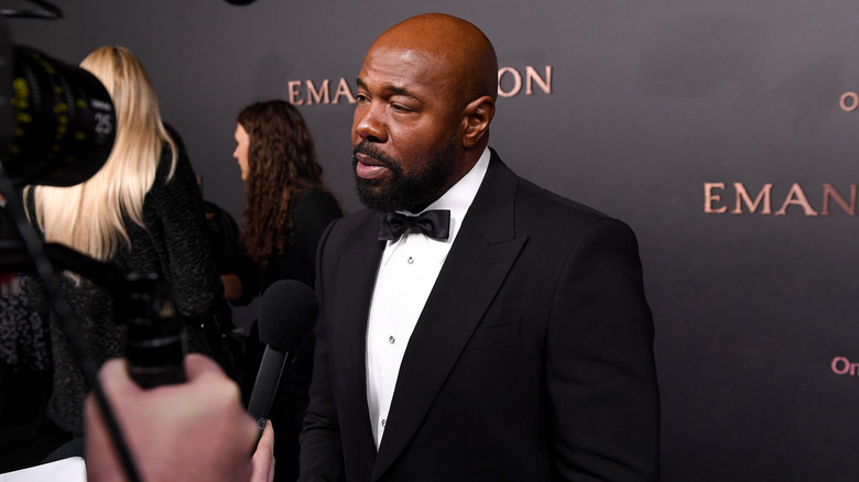 Antoine Fuqua on the red carpet