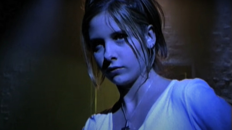 Buffy in blue light