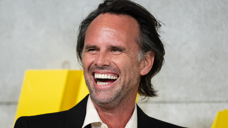 Walton Goggins flashes big smile