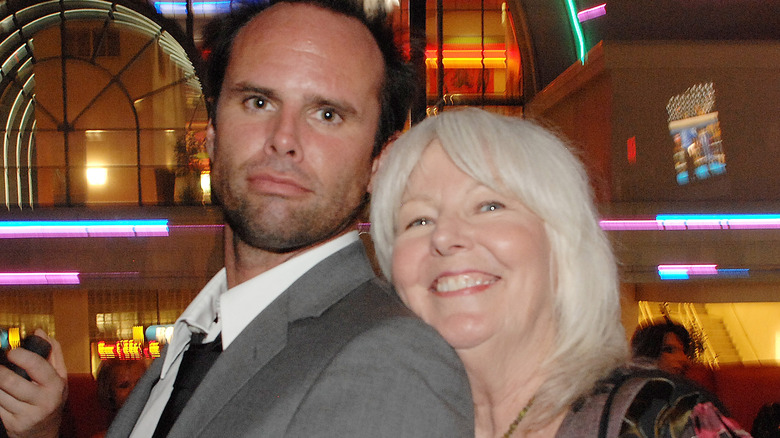 Goggins and mother Julie party