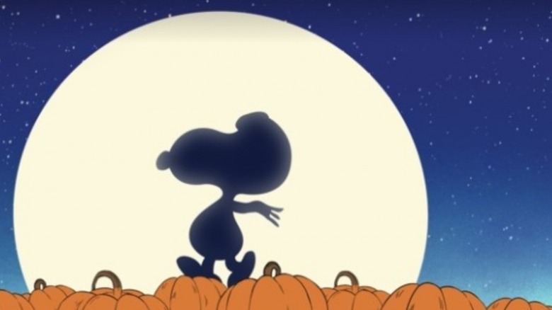 Snoopy at the Pumpkin Patch