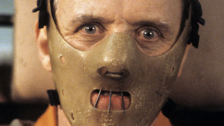 Hannibal Lecter wearing mask