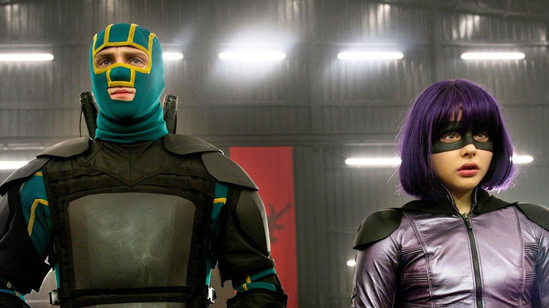 Aaron Johnson and Chloë Grace Moretz in "Kick-Ass"