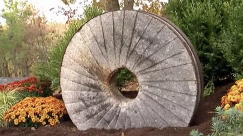 William Shatner's garden millstone