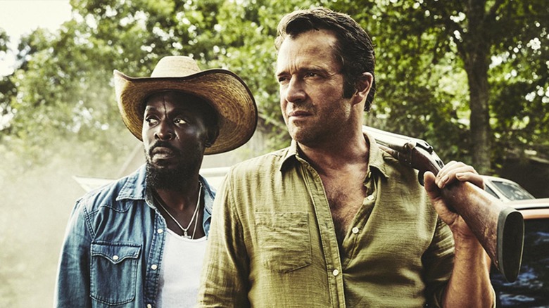 Hap and Leonard outdoors