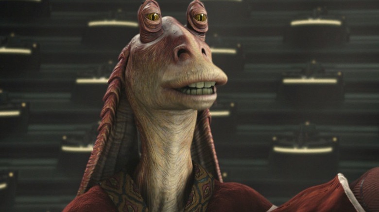 Jar Jar Binks talking