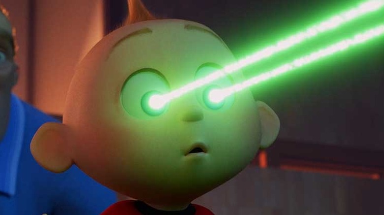 Jack-Jack firing lasers from his eyes