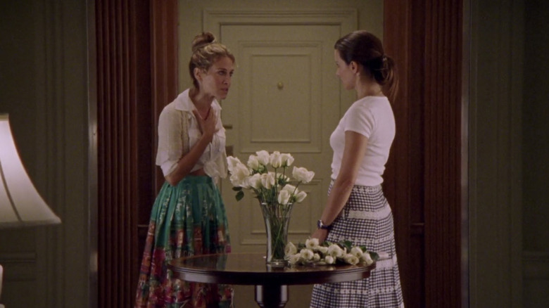 Sarah Jessica Parker and Kristin Davis in Sex and the City