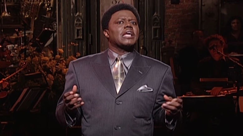 Bernie Mac hosting SNL