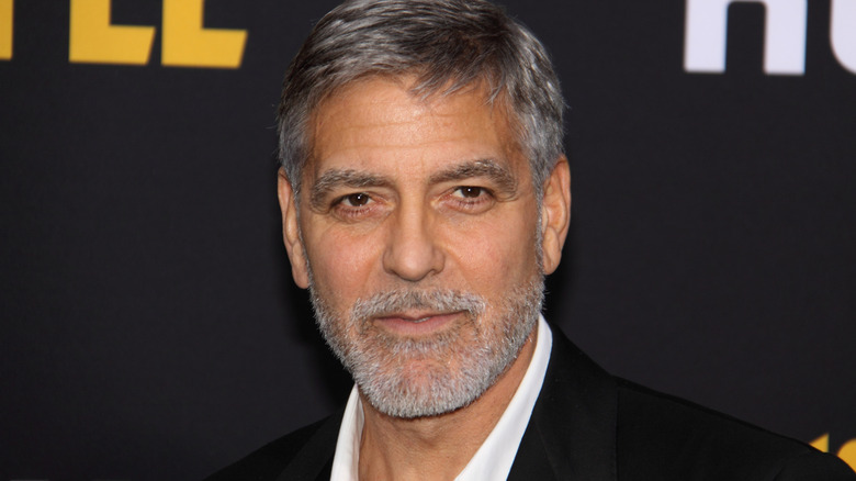 George Clooney gray beard