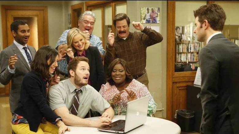 Parks and Recreation ensemble computer