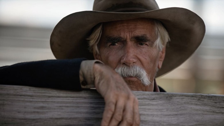 Sam Elliott resting arm in 1883