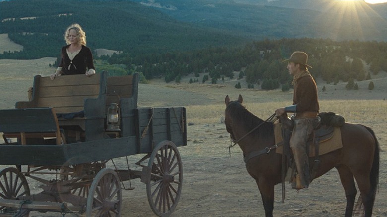 A women wakes up in a wagon in 1923 