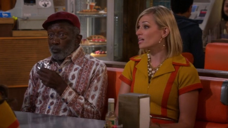 Garrett Morris eating